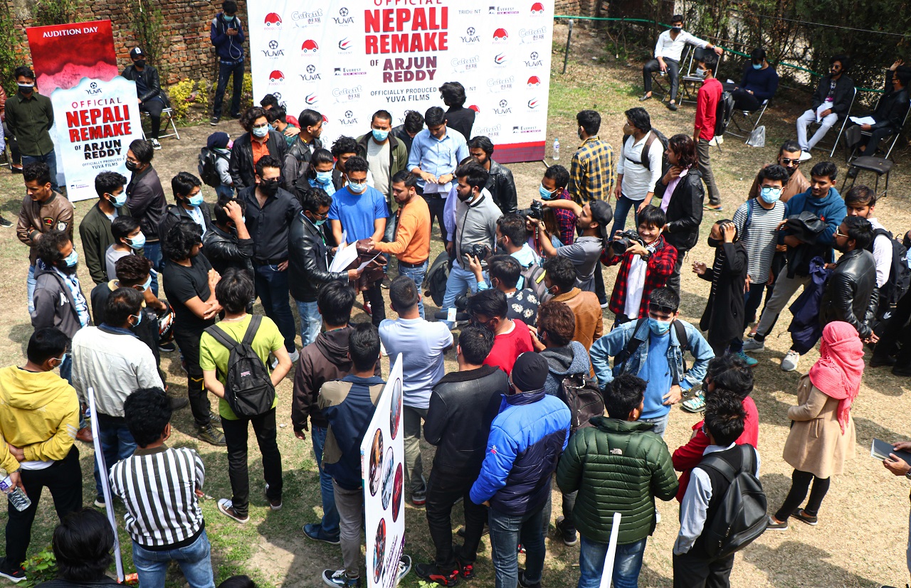 Read more about the article ‘अर्जुन रेड्डी’ नेपाली भर्सनको अडिसन सम्पन्न