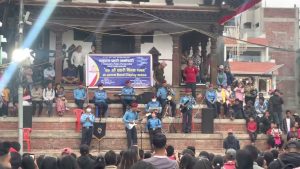 Read more about the article Nepal Police performing “SIRSAYA HEGU” in Basantapur